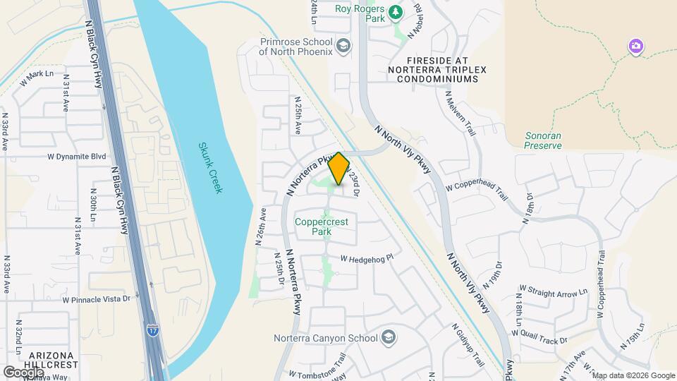 2338 W Running Deer Trl Mapa y Detalles de la Ubicación