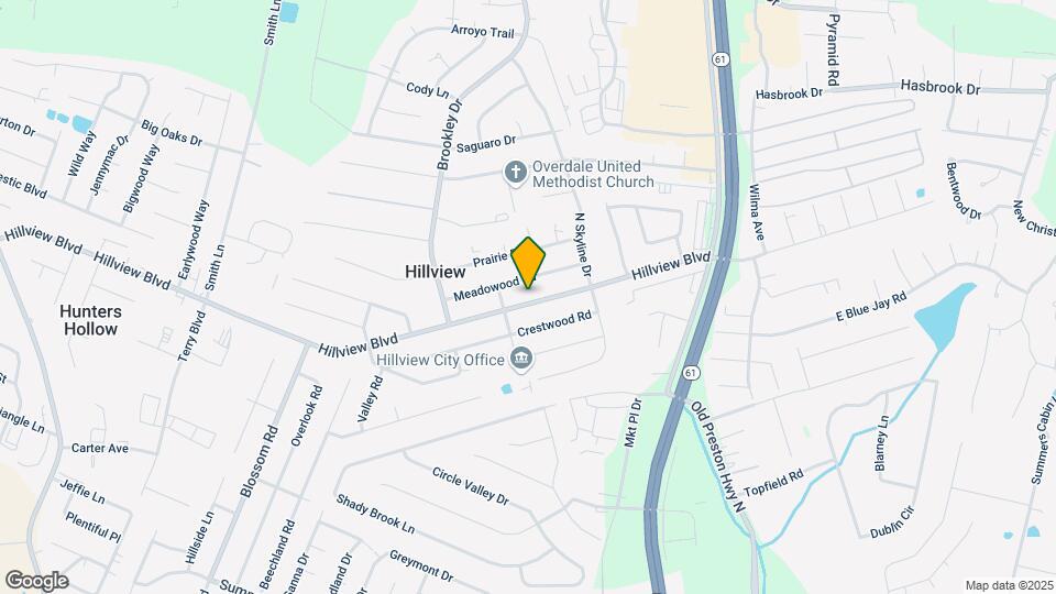 516 Hillview Blvd Map and Location Details