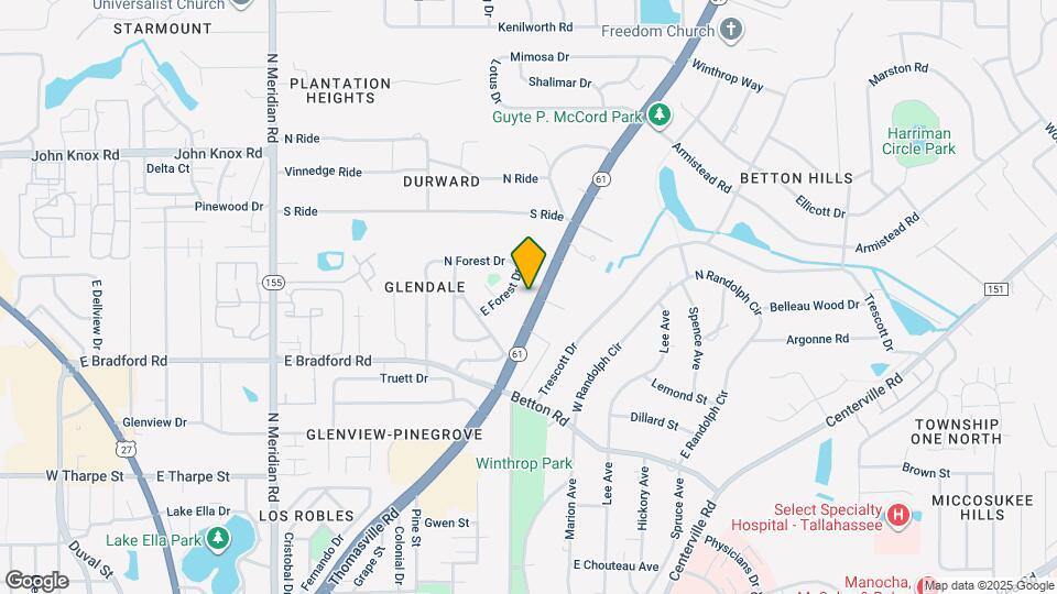 2058 Thomasville Rd Map and Location Details