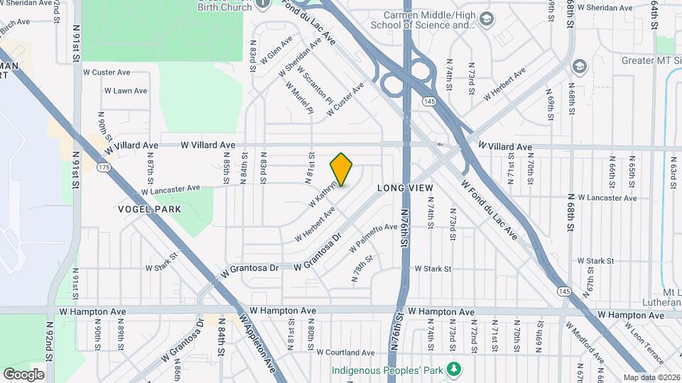 7908 W Herbert Ave Map and Location Details