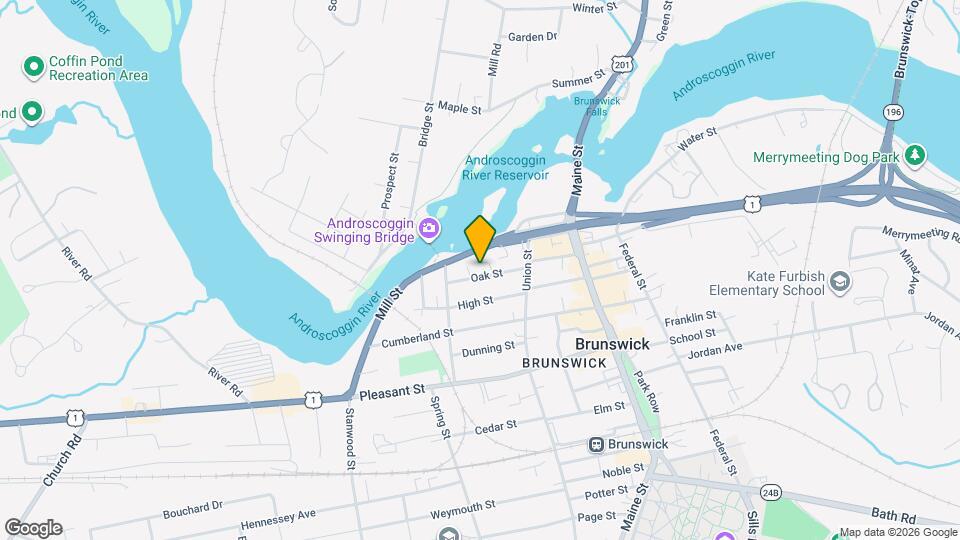 14 Oak St, Unit 3 Map and Location Details