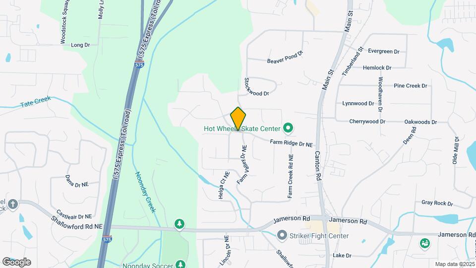 295 Farm Ridge Dr NE Map and Location Details
