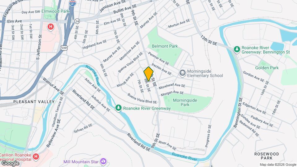 1528 8th St SE Map and Location Details