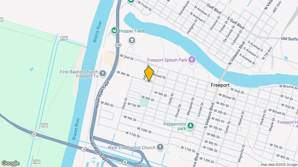 1715 W 4th St Map and Location Details