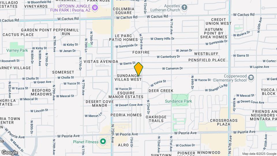 7318 W Greer Ave Map and Location Details