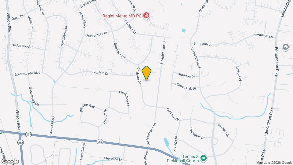 9238 Greensboro Ct Map and Location Details