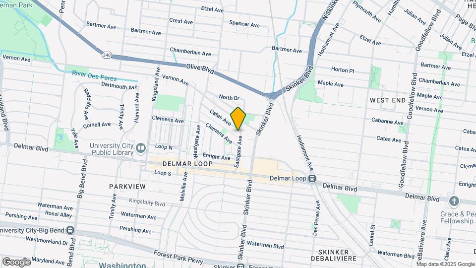 6260 Cates Ave Map and Location Details