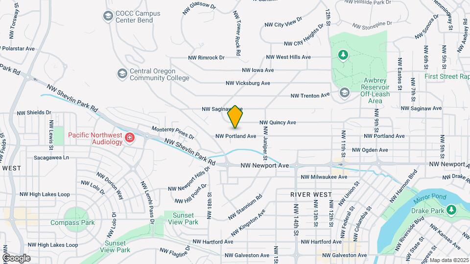 1630 NW Portland Ave Map and Location Details