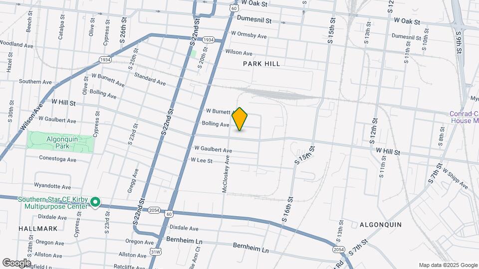 1735 W Hill St Map and Location Details