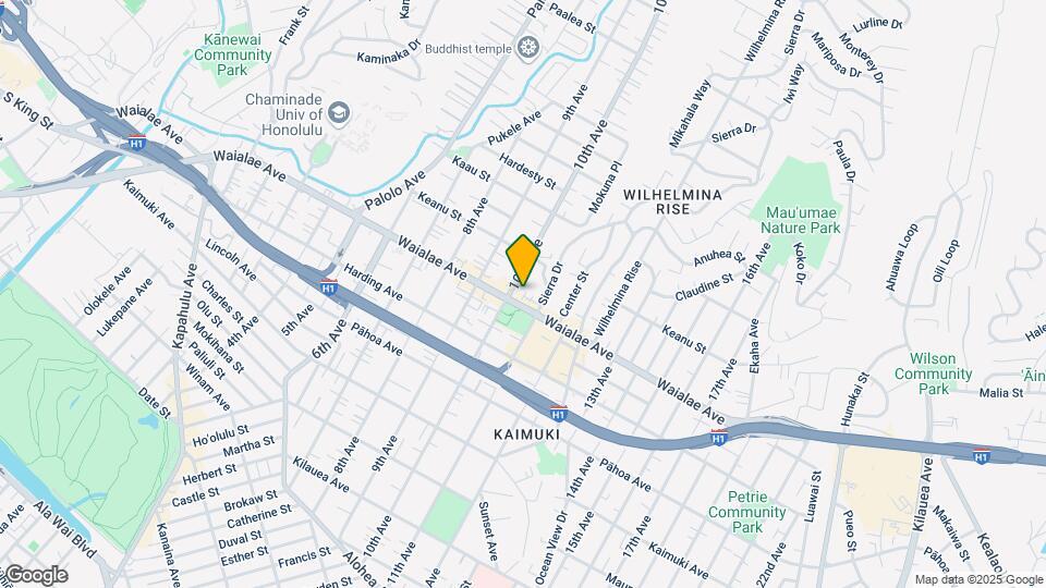 3512 Waialae Ave Map and Location Details
