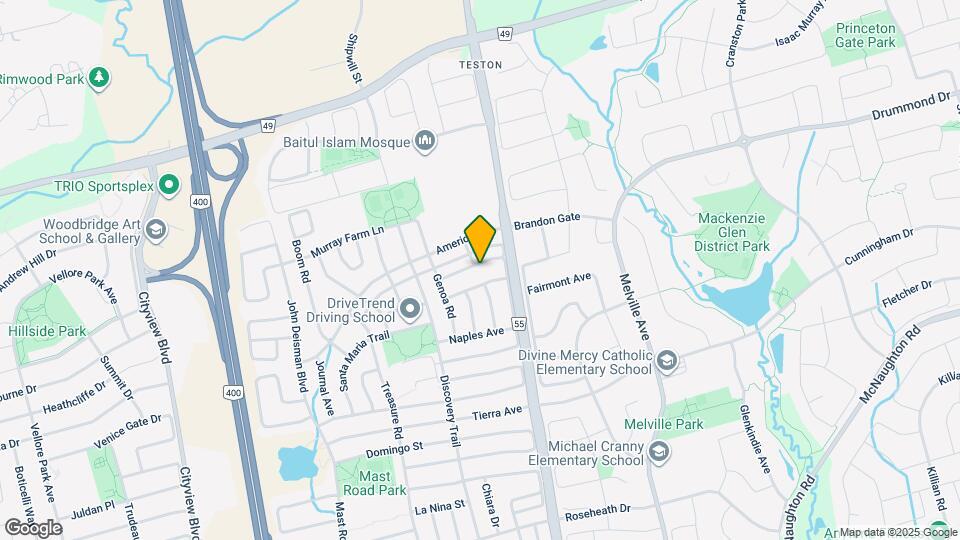 216 Equator Crescent Map and Location Details