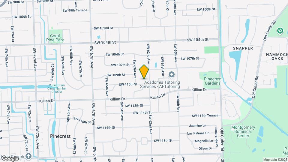 6255 SW 110th St Map and Location Details