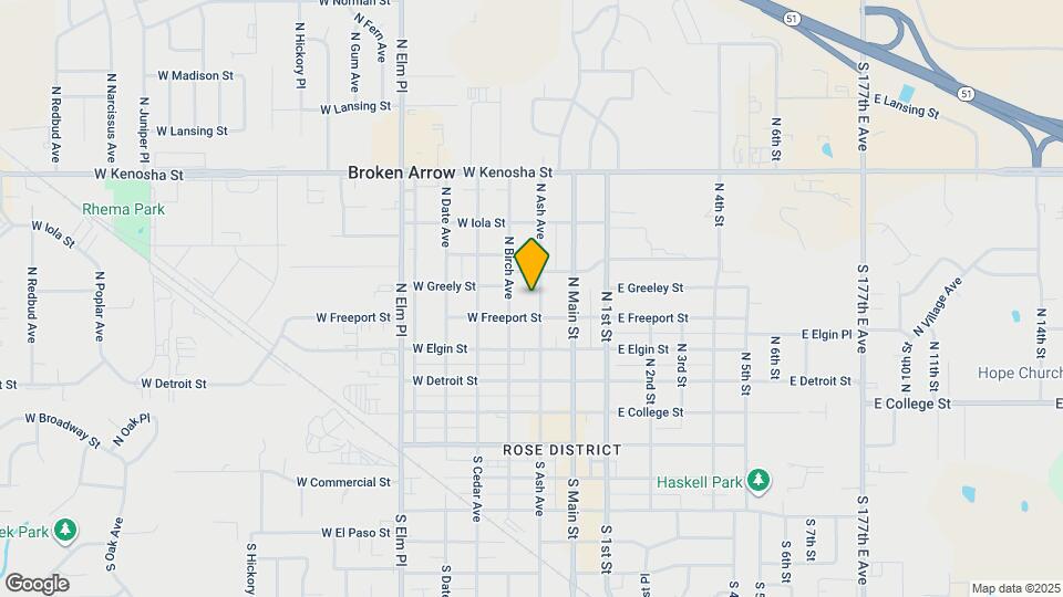 514 N Ash Ave, Unit 514 Mapa y Detalles de la Ubicación