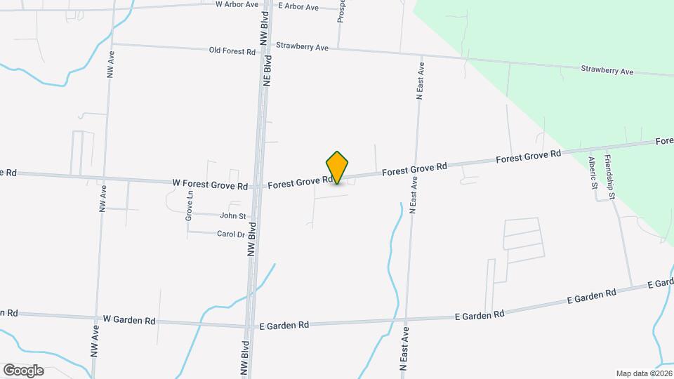 267 E Forest Grove Rd Map and Location Details