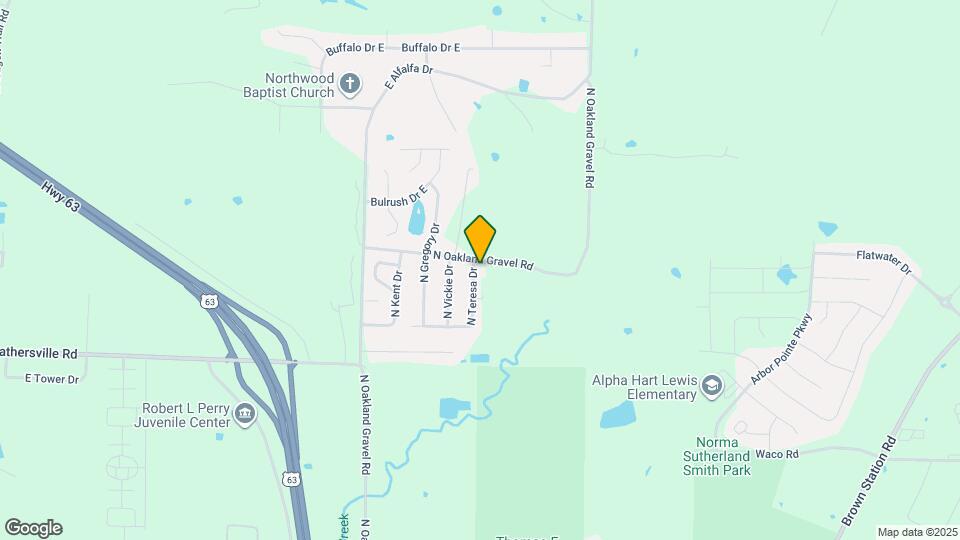 6008 N Teresa Dr Map and Location Details