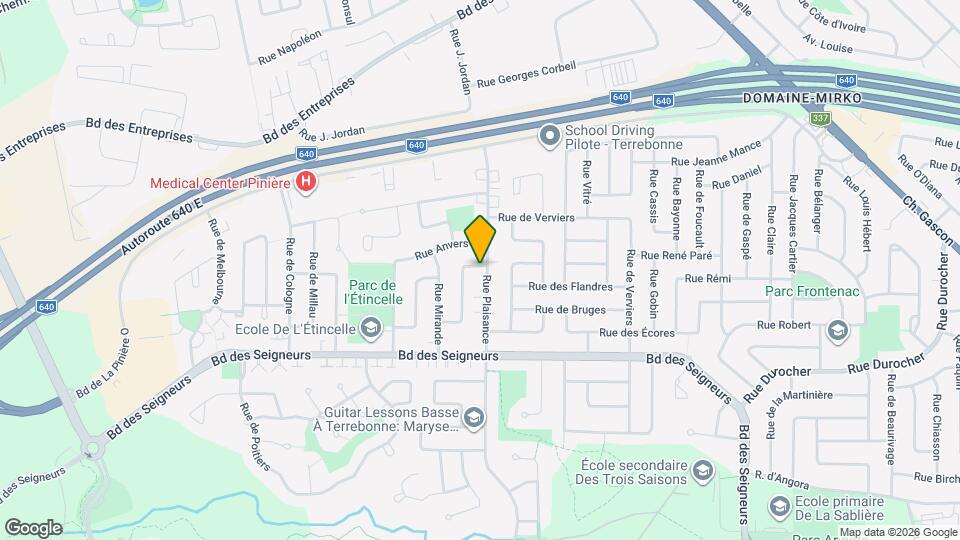 1850-1858 De Plaisance Rue Map and Location Details