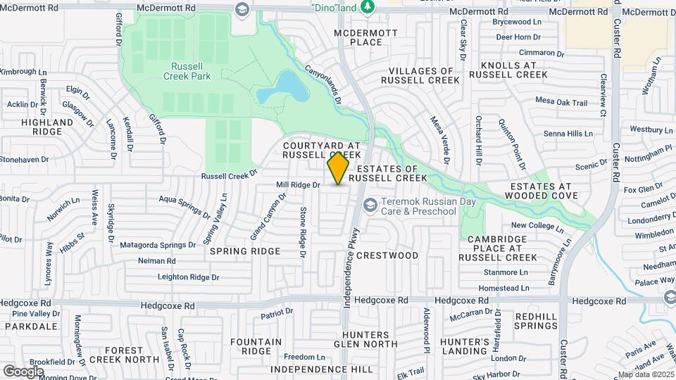 3012 Mill Ridge Dr Map and Location Details
