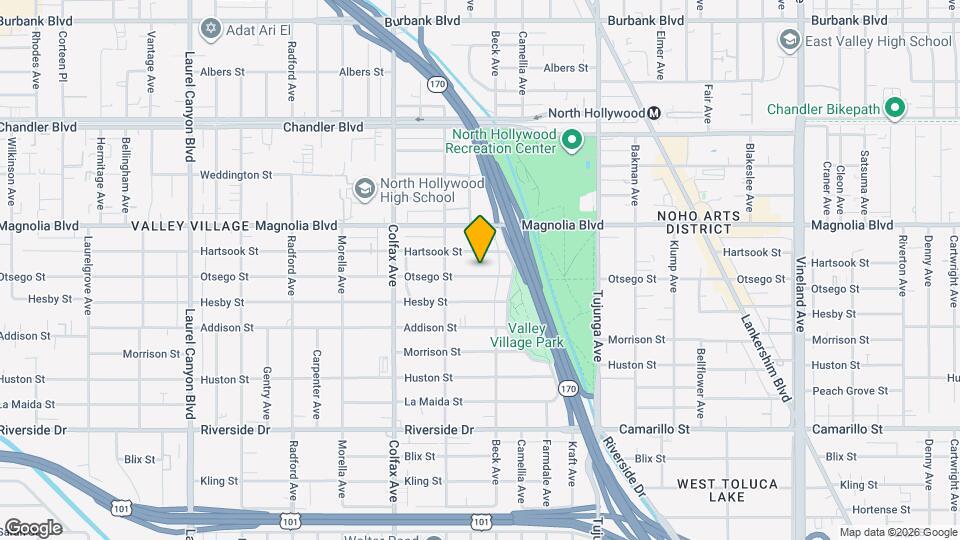 11553 Otsego St Map and Location Details
