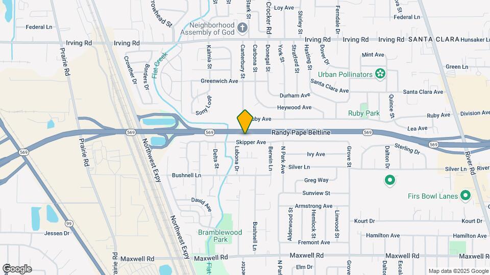 1169 Skipper Ave Map and Location Details