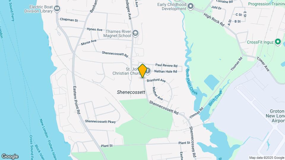 552 Shennecossett Rd Map and Location Details