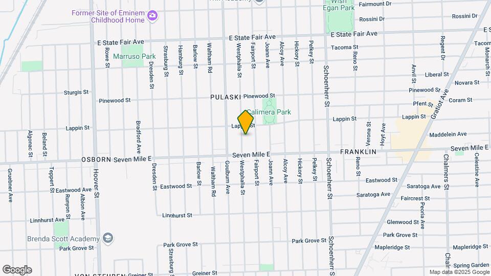 19164 Westphalia St Map and Location Details