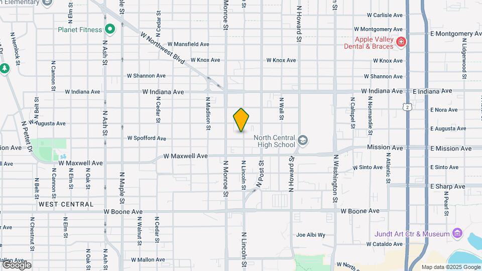 904 W Spofford Ave Map and Location Details