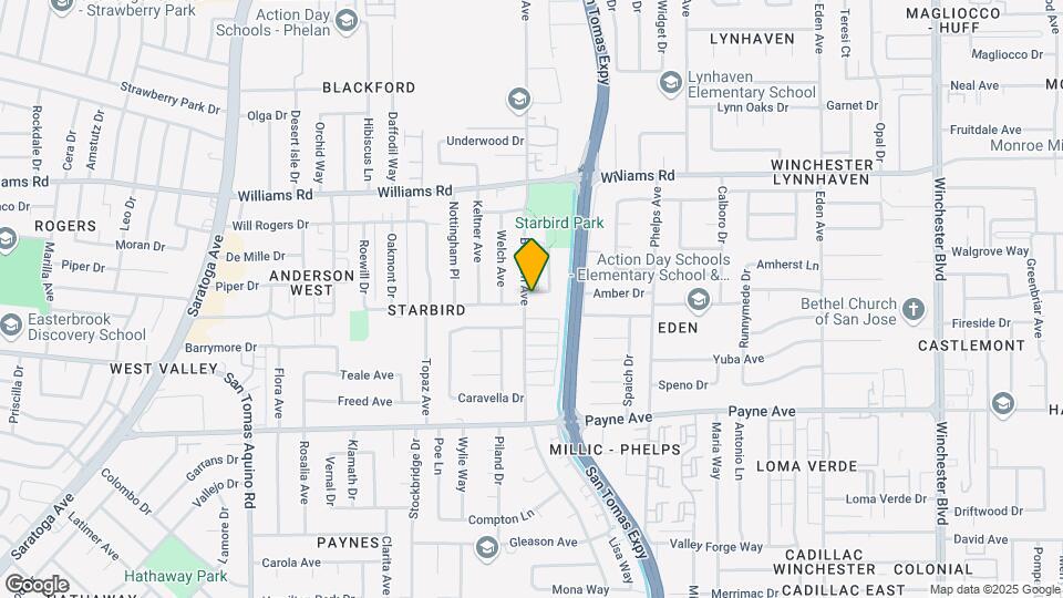 1145 Starbird Cir Mapa y Detalles de la Ubicación