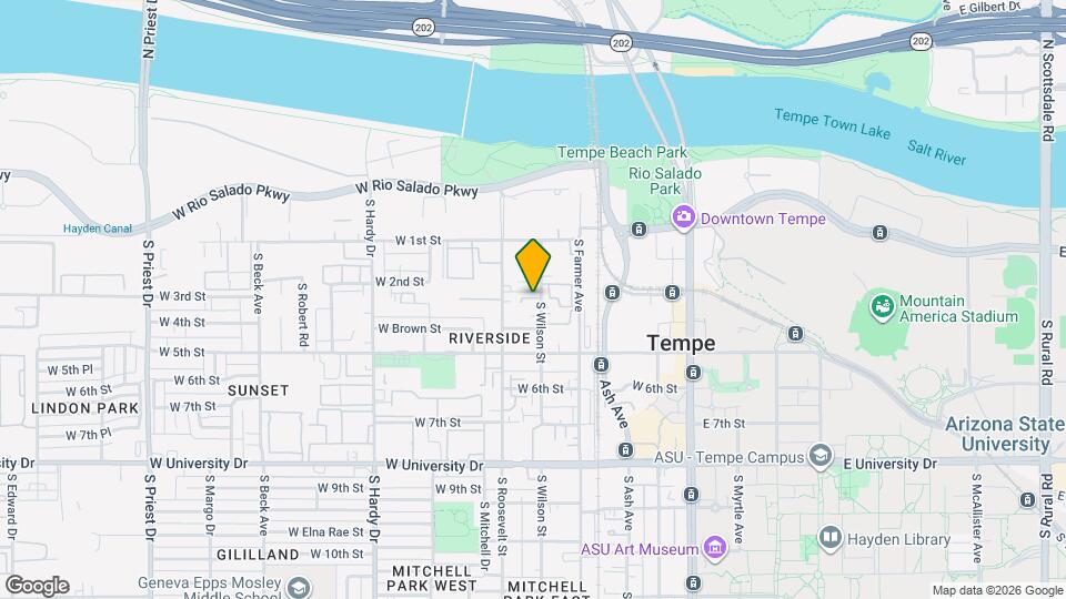 310 S Wilson St Mapa y Detalles de la Ubicación