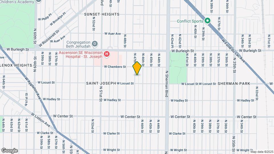 2928 N 47th St Map and Location Details