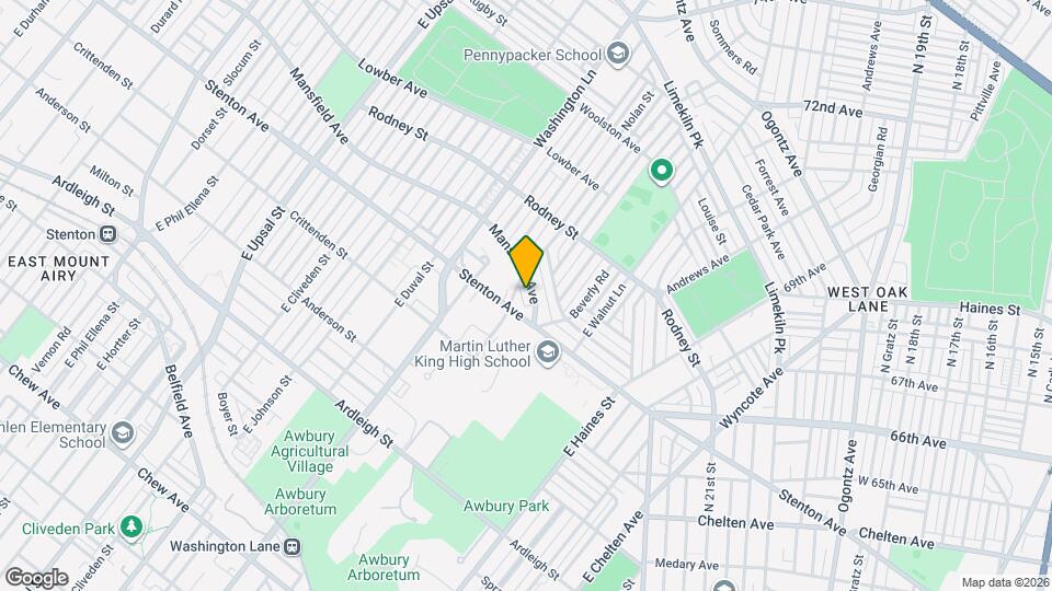 7258 Mansfield Ave Map and Location Details