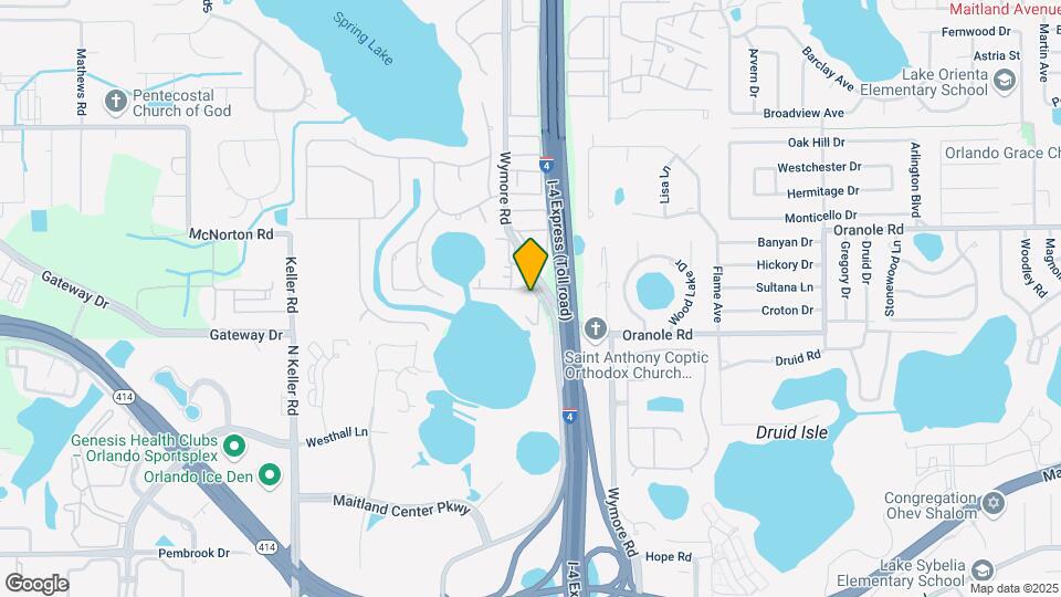 944 N Lake Destiny Rd Map and Location Details