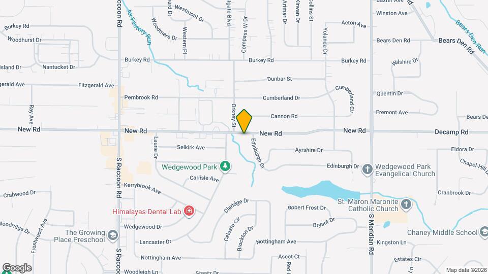 3961 New Rd Map and Location Details