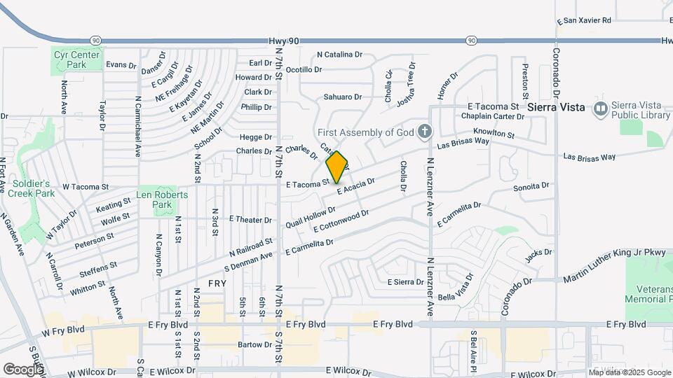 1079 E Acacia Dr Map and Location Details