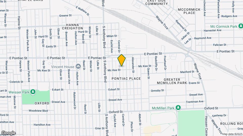 2817 Central Dr Map and Location Details