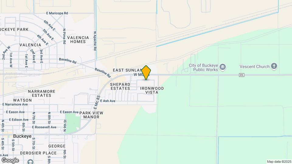 1625 E Aspen Ave Map and Location Details