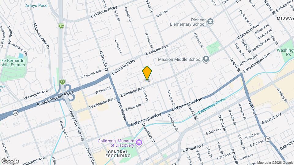 803 Gamble St Map and Location Details