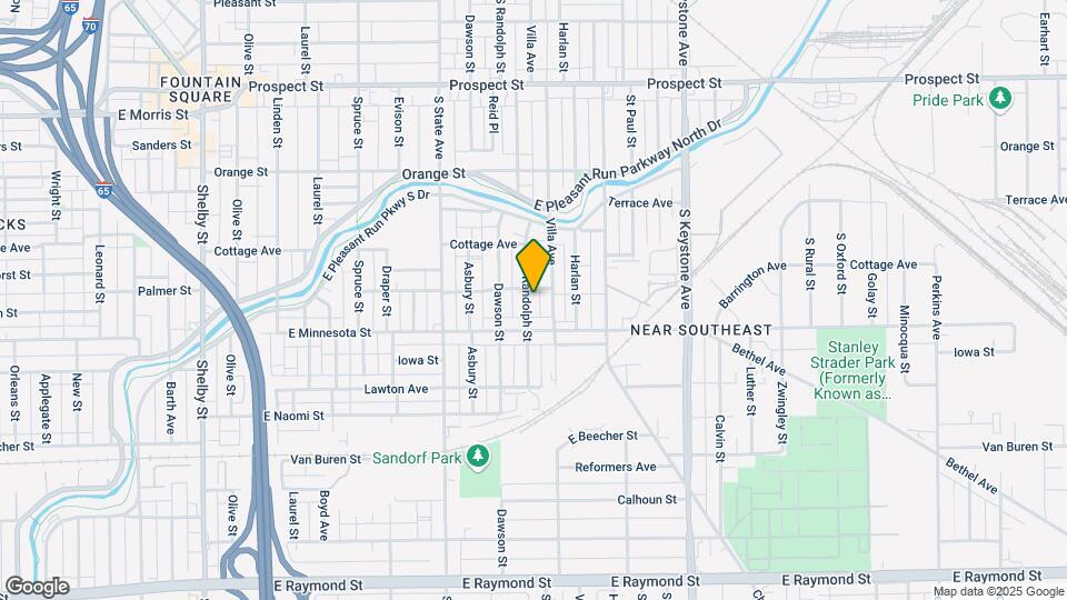 1609 S Randolph St Map and Location Details