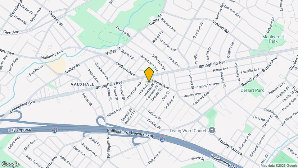 289 Hilton Ave Map and Location Details