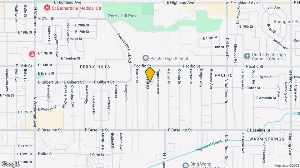 7007 Perris Hill Rd Map and Location Details