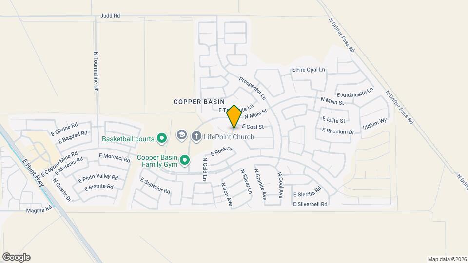 28579 N Dolomite Ln Map and Location Details