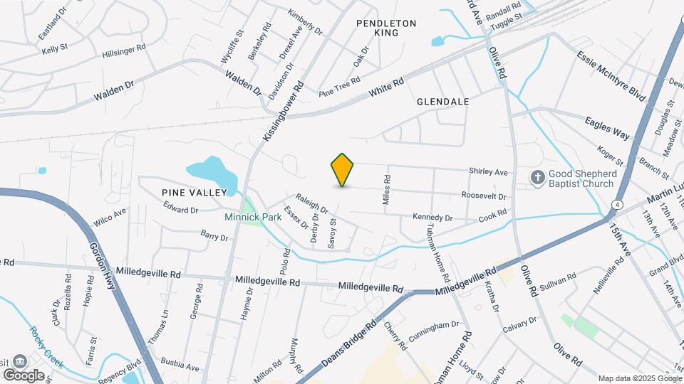 2202 Roosevelt Dr Map and Location Details