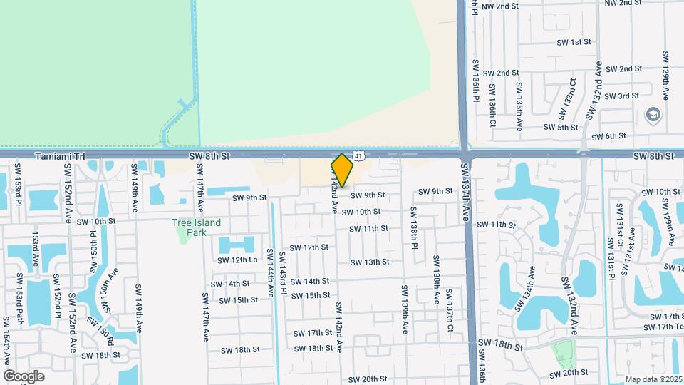 14197 SW 9th St Map and Location Details