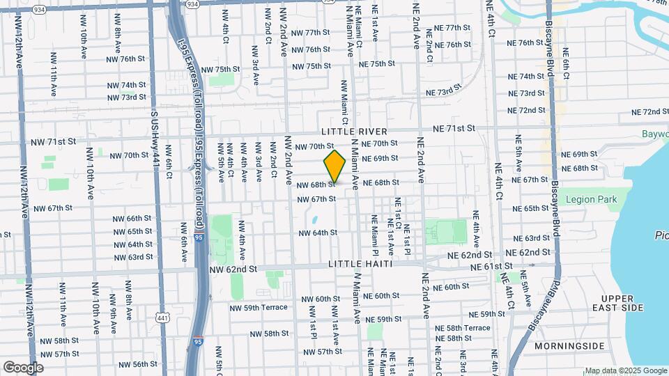 52 NW 68th St Map and Location Details