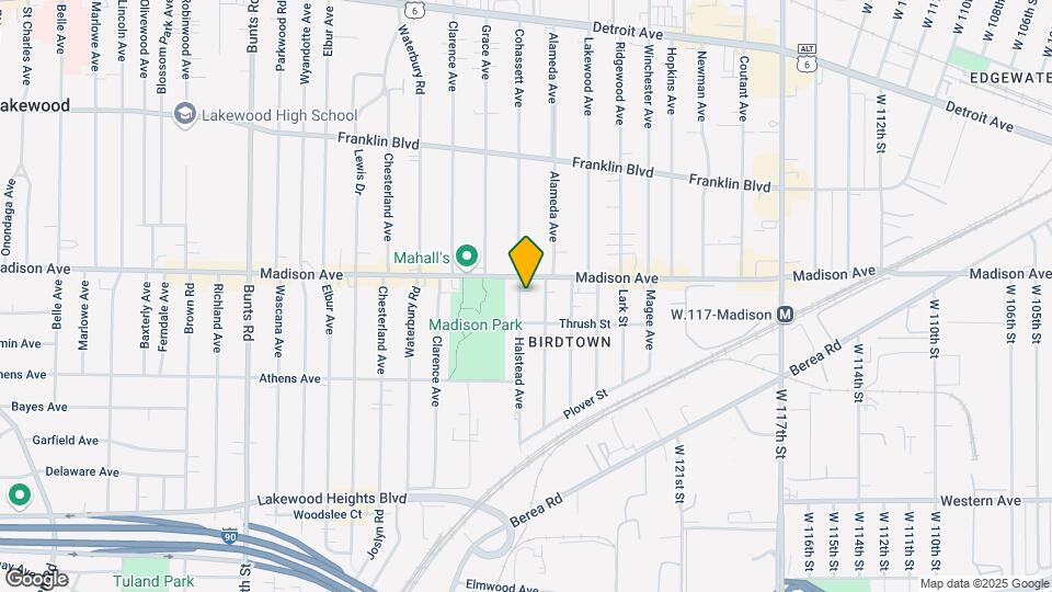 2017 Halstead Ave Map and Location Details