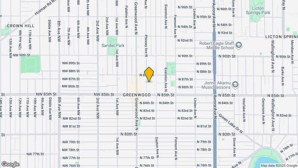 8532 Phinney Ave N Map and Location Details