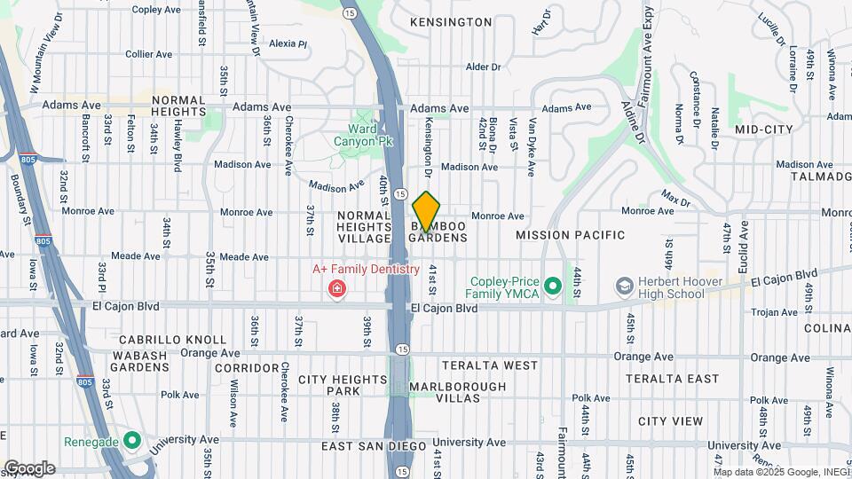 4438 41st St Map and Location Details