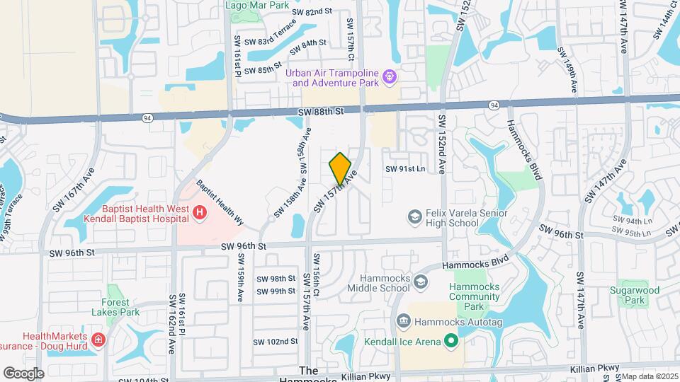 9312 SW 157th Ave, Unit 1 Map and Location Details