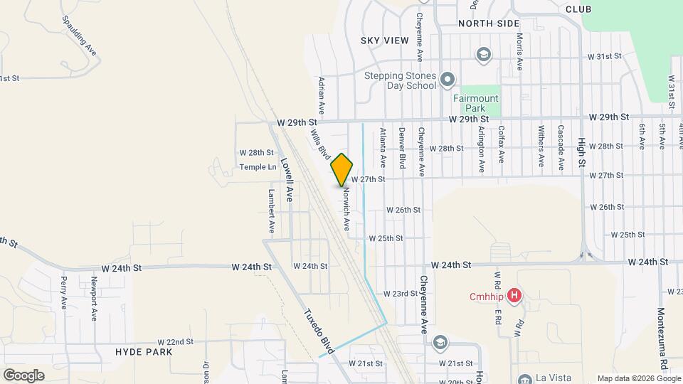 2623 Norwich Ave Map and Location Details