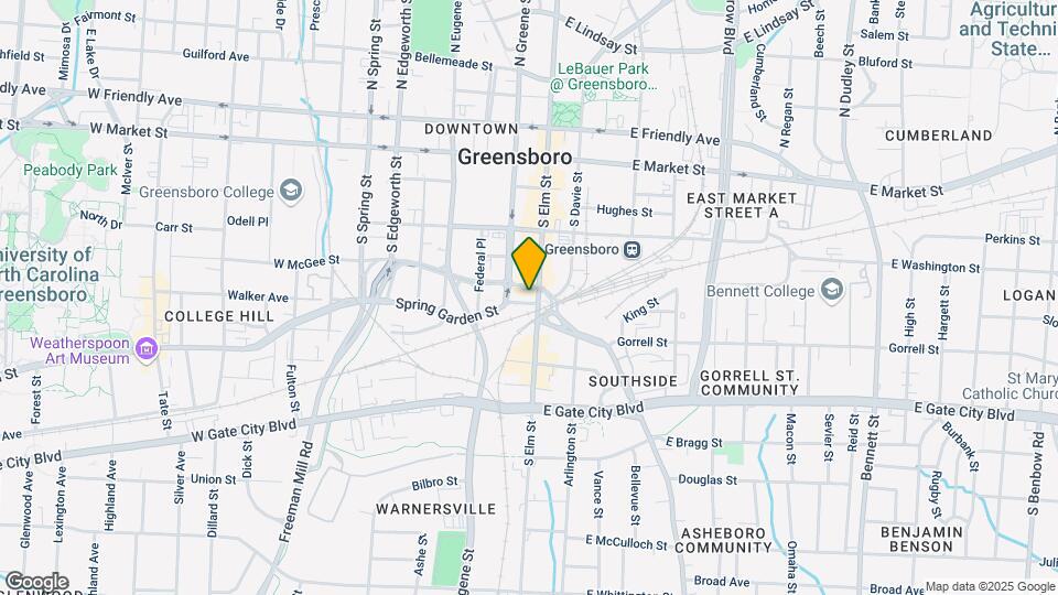 Smothers Place Lofts Mapa y Detalles de la Ubicación