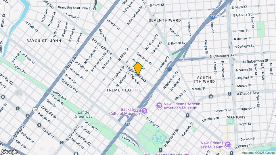 1818 Esplanade Ave, Unit 1B Mapa y Detalles de la Ubicación